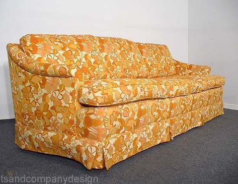 60s Couch, 70s Couch, Retro Couch, Floral Couch, Pattern Sofa, 70s Furniture, Floral Sofa, 70s Home Decor, Living Room And Dining Room