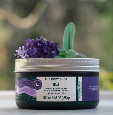 new products from The Body Shop to help you unwind, relax and sleep better Body Shop Skincare, Vetiver Essential Oil, Body Shop At Home, Health Dinner, Elf Cosmetics, Body Balm, Health Dinner Recipes, Body Love, Body Cream