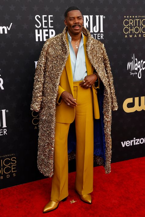 This Awards Season, Colman Domingo Is Setting the Bar for Men’s Fashion | Vogue Colman Domingo Style, Coleman Domingo, Train Fashion, Valentino Suit, Colman Domingo, Gentlemen Style, Critics Choice Awards, Super Fly, Camila Morrone