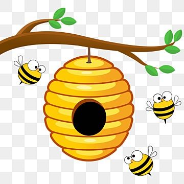 Beehive Cartoon, Honeycomb Clipart, Honeycomb Vector, Beehive Clipart, Honey Bee Pictures, Honey Bee Cartoon, Bumble Bee Clipart, Bee Vector, Bee Nest