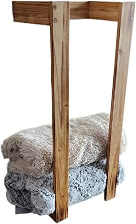 Amazon.com: Rustic Towel Rack or Blanket Rack : Home & Kitchen Long Living Room Design, Rustic Towel Rack, Wall Towel Racks, Brown Towel, Bathroom Towel Storage, Blanket Rack, Towel Racks & Holders, Long Living Room, How To Roll Towels