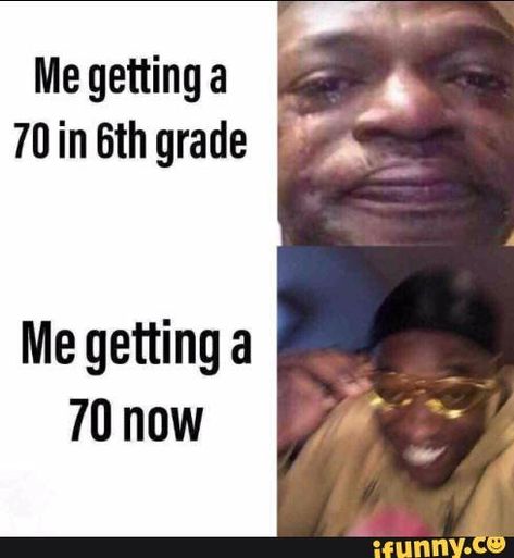 Me getting a 70 in em grade Me getting a 70 now – popular memes on the site iFunny.co #school #memes #change #me #getting #em #grade #now #pic High School Memes, School Memes, Memes Humor, School Humor, Funny Relatable Quotes, 6th Grade, Really Funny Memes, Funny Tweets, Tumblr Funny