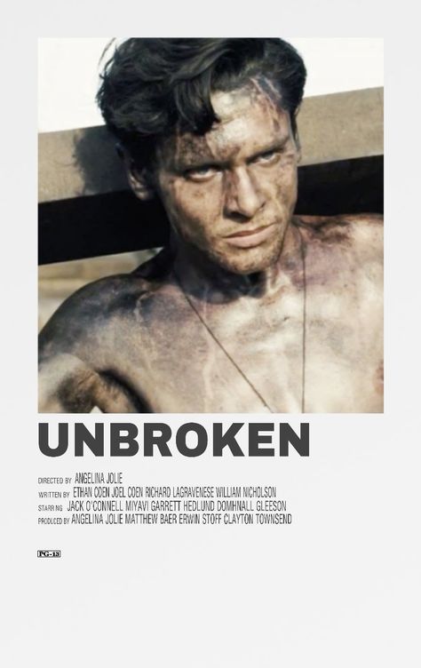 Unbroken Movie, Film Ideas, Best Movie Quotes, Iconic Movie Posters, Movie Card, Film Posters Minimalist, Summer Movie, Minimalist Movie Poster, Movie Poster Wall