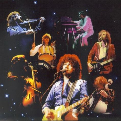 electric light orchestra luvluv Elo Band, 70s Artists, Roy Wood, Electric Light Orchestra, Travelling Wilburys, Jeff Lynne, Orchestra Music, Classic Rock Bands, Electric Light