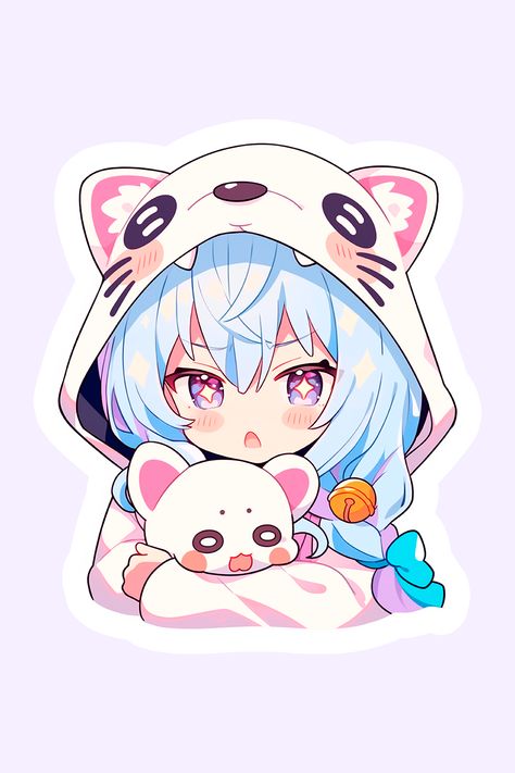 Kawaii Purple, Anime Hug, Funny Sticker, Color Cafe, Sticker Cute, Kawaii Stickers, Anime Stickers, Beautiful Stickers, Profile Pic