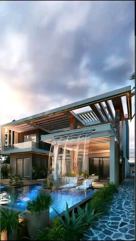 Luxurious villa design . . #tranding #travelphotography #virul #view #reelsinstagram #reelsindia … in 2022 | Modern house exterior, Modern house design, Small house design Luxurious Villa, Bloxburg Modern, Exterior Bloxburg, Luxury House Interior Design, Architect Design House, Plans Modern, Beautiful House Plans, House Outside Design, Home Building Design