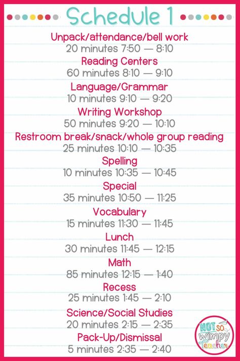 Simple Tips to Plan a Fun and Engaging ELA Schedule - Not So Wimpy Teacher First Grade Schedule, Teaching Classroom Procedures, Creating A Schedule, Classroom Birthdays, Block Schedule, Spelling Lessons, Classroom Schedule, Block Scheduling, Vocabulary Instruction