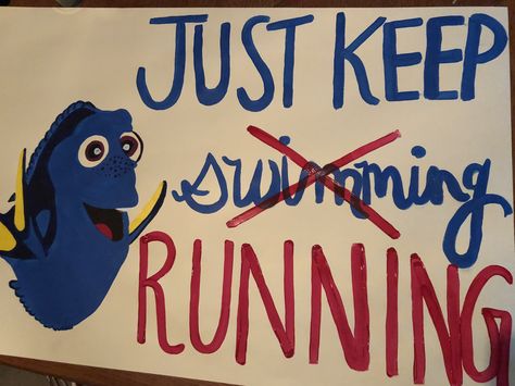 My sister was in a 3mi marathon :) some words of encouragement! Funny Xc Posters, Marathon Encouragement Signs, Xc Poster Ideas Funny, Running Posters Funny Marathon Signs, Dance Marathon Themes, Half Marathon Signs Funny, Marathon Signs Motivational, Marathon Posters Ideas Funny, Marathon Signs Ideas