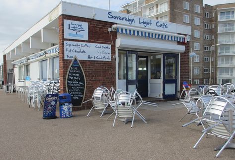 SOVEREIGN LIGHT CAFE, BEXHILL - ON - SEA. Sea Painting, East Sussex, Street View, England, Cafe, Outdoor Decor