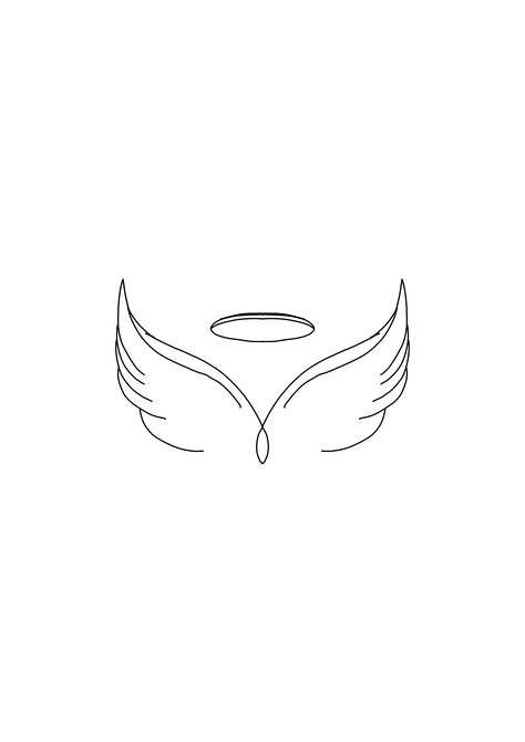 Lola Tattoo, Angel Wing Tattoo, Halo Tattoo, Alas Tattoo, Memorial Tattoo Quotes, Small Symbol Tattoos, Leg Sleeve Tattoos, Leg Tattoo Ideas, Rip Tattoo