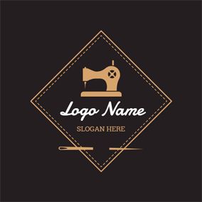 Free Sewing Logo Designs | DesignEvo Logo Maker Tailor Logo Design, Sewing Business Logo, Sewing Logo Design, Tailor Logo, Sewing Photography, Sewing Logo, Logo Design Inspiration Creative, Square Business Cards, Craft Logo