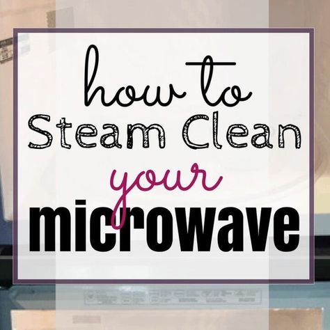 Steam Clean Microwave, Microwave Cleaning Hack, Using Vinegar To Clean, Easy Microwave Cleaning, Microwave Hacks, Oven Cleaner, Clean Microwave, Natural Cleaners, Christmas On A Budget