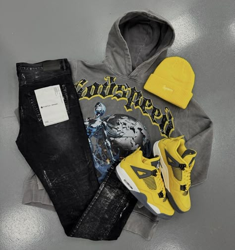 Black Teens Fashion, Drip Fits, Streetwear Inspo, Jordan Shoes Retro, Dope Fits, Black Men Fashion Swag, Outfit Grid, Swag Outfits Men, Dope Outfits For Guys