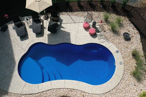 Pool Ideas Inground, Garden Pool Party, Pool Ideas Backyard, Small Inground Swimming Pools, Small Inground Pool Ideas, Pools Ideas, Inground Pool Ideas, Backyard Pool Ideas, Small Inground Pool