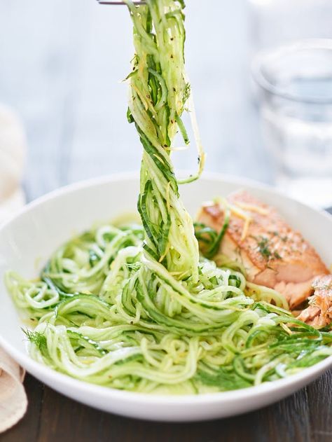 10 Cool Cucumber Recipes to Make Right Now | Kitchn Dill Cucumber, Cucumber Noodles, Cucumber Diet, Lemon Dill, Spiralizer Recipes, Homemade Pickles, Cucumber Recipes, Recipes To Make, Pickling Recipes