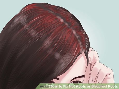 How to Fix Hot Roots or Bleached Roots (with Pictures) - wikiHow Bleached Roots, Red Roots, Hair 101, Hair Fixing, Hair Back, Bleached Hair, Roots Hair, Light Hair, Beauty Body