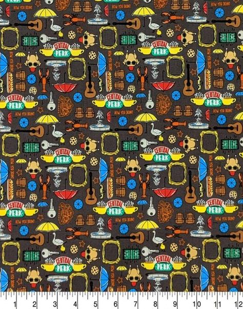 Forever Tv Show, Central Perk, Cotton Quilting Fabric, Joanns Fabric And Crafts, Quilt Fabric, Friends Forever, Sewing Fabric, Craft Stores, City Photo