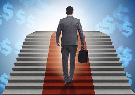 Successful Man Wallpaper, Man Climbing Stairs Wallpaper, Man Climbing Stairs, Red Carpet Stairs, Motivated Lifestyle, Stairs Background, Finance Motivation, Red Stairs, Red Carpet Background