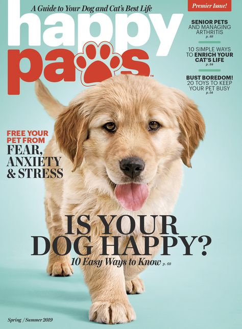 Pet Magazine, Animal Magazines, Dog Magazine, Dog Books, Happy Animals, Dog Health, Cat Life, Dog Life, Pet Owners