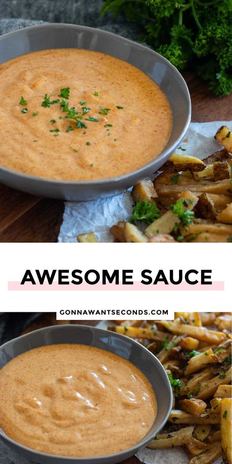 Awesome Sauce Wow Sauce, French Fries Sauce, Dinner Sauces, Fries Sauce, Bakery Goods, Honey Mustard Dipping Sauce, Grill Food, Mustard Dipping Sauce, Homemade Sauce Recipes