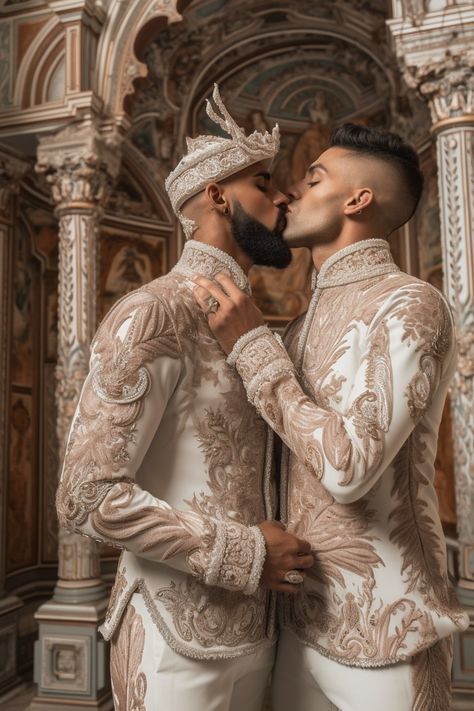 Men's Suits Wedding, Gay Wedding Dress, Gay Wedding Suits, Wedding Suits Men Indian, Male Bride, Male Wedding Dress, Outfit Tour, Gay Style, Egyptian Men