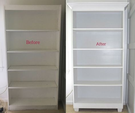 Laminate Bookcase Makeover, Cheap Bookcase Makeover, Bookshelves Makeover, Bookshelf Upcycle, Upcycle Bookcase, Diy Bookcase Makeover, Bookcase Redo, Cheap Bookcase, Cheap Bookshelves