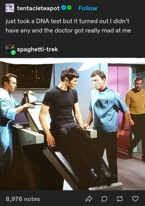 Spock Kirk And Bones, Star Trek Kirk And Spock Fanart, Captain Kirk Fanart, Star Trek Headcanon, Star Trek Fan Art, Spock X Kirk Fanart, Kirk X Spock, Spock Fanart, Spock Funny