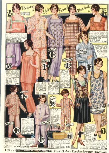 1920s pajamas nightgowns sleepwear and aprons 1920s Pajamas, 1920s Lingerie, Enchanted April, Twenties Fashion, Radium Girls, Decades Fashion, 1920s Fashion Women, Sunday Clothes, Vintage Loungewear