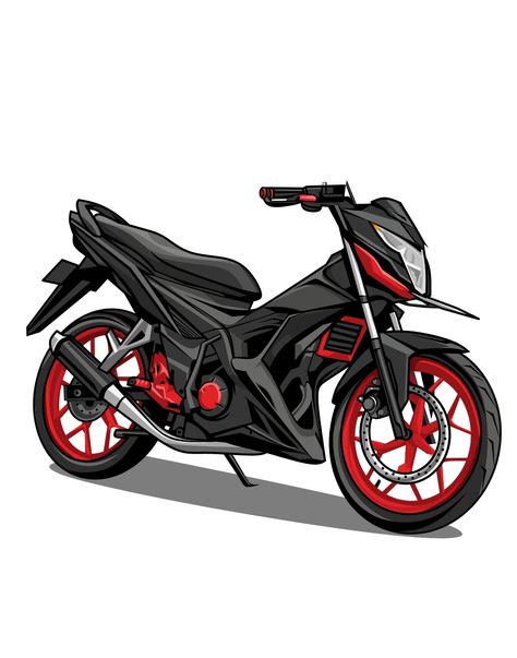 Honda sonic 150 otomotif vector Motor Sonic, Raider 150 Fi Wallpaper, Honda Sonic, Sonic 150r, Aa Logo, Raider 150, Desain Editorial, Project Ideas, Sonic