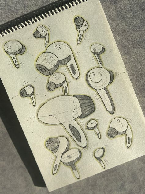 #sketchbook #sketch #design #industrial #eskiz #airpods #apple Airpods Sketch, Airpods Apple, Gcse Art Sketchbook, Industrial Design Sketch, What To Draw, Gcse Art, Design Industrial, Earplugs, Air Pods