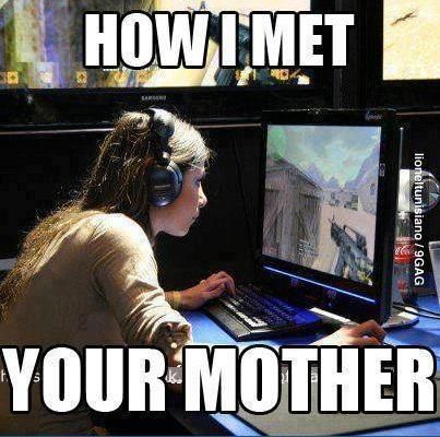 Gamer Couple, How Met Your Mother, Funny Gaming Memes, Gamer Quotes, Funny P, Video Game Memes, Gambling Humor, Gamer Humor, How I Met Your Mother