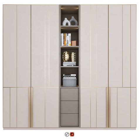 Furniture composition 51 Wardrobe Exterior, Wall Elevation, Wardrobe Interior, Creative Office Space, Wardrobe Door Designs, Dressing Table With Chair, Doors Interior Modern, Kitchen Wall Lights, Wardrobe Interior Design