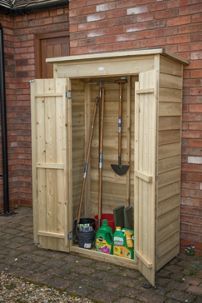 Wooden Garden Storage, Small Garden Shed, Outside Storage, Garden Tool Shed, Garden Storage Shed, Garden Tool Storage, Wooden Sheds, Garden Equipment, Garden Store