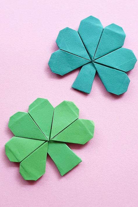 Shamrock Template, Lion Craft, Dragon Fly Craft, Caterpillar Craft, Orange Craft, Fox Ornaments, Pink Crafts, Bug Crafts, Useful Origami