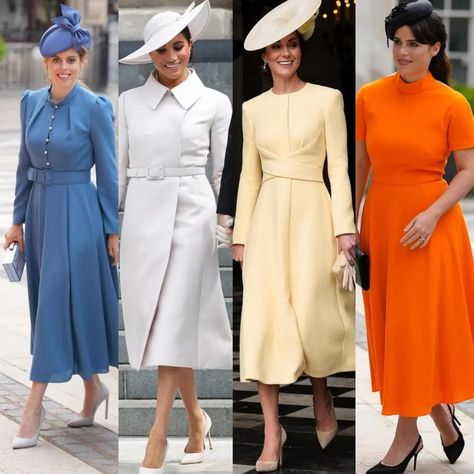 England Outfits, Midi Frock, Classic Dressing, Princesse Kate Middleton, Royal Hats, Feminine Dresses, Happy Sabbath, Colour Combinations Fashion, Instagram Ladies