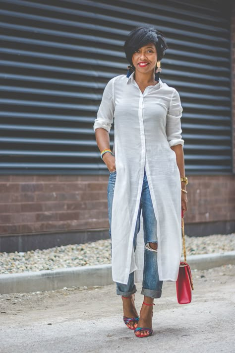 Spring Outfits Black Women, Spring Outfits Black, Sweenee Style, Zara Earrings, Long White Shirt, Outfits Black Women, Older Women Fashion, Cool Summer Outfits, Fashion Jackson