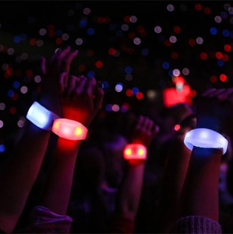 Light Up Bracelet, Festival Video, Led Bracelet, Taylor Nation, Neon Bracelets, Glow Bracelets, Led Band, Stage Design, Wristbands