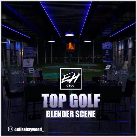 TOP GOLF Blender Scene (FREE) Sims 4 Car Blender Scene, Free Sims 4 Blender Scenes, Sims 4 Blender Scene Street, Sims 4 Golf Cc, Sims 4 Scene Blender, Sims Blender Scene, Blender Scene Free, Sims 4 Blender Scene Free, Free Blender Scene