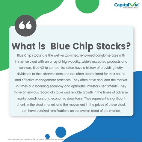 Do you know what is #Bluechip stocks? the basics information of about share market terminology let's enhance our knowledge Keep learning, start investing with #CapitalVia #investoreducation #investment #learning #learneveryday #information #details #investing #marketanalysis #analysis #tools #knowmore #knowledge #stockmarket #investmentadvisor #vocabulary #wordoftheday Bluechip Stocks, Accounting Notes, Financial Literacy Lessons, Finance Lessons, Finance Management, Real Estate Agent Marketing, Keep Learning, Computer Shortcuts, Literacy Lessons