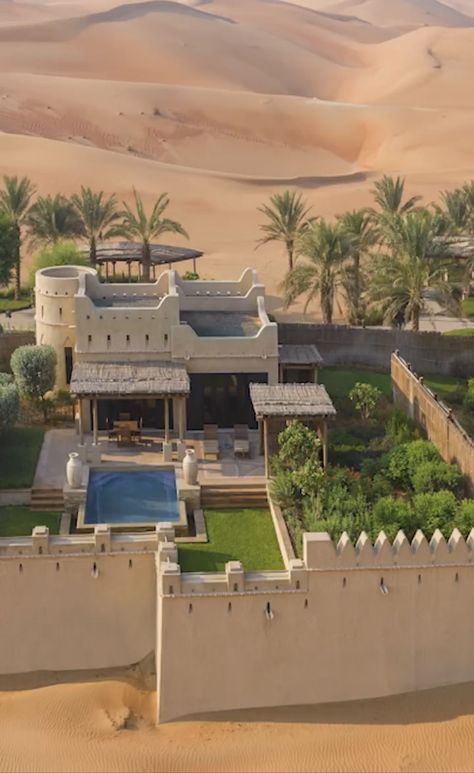 Arab Mansion, Arabic Mansion, Arabic Villa, Clay Block, Stone Construction, Resort Luxury, Luxury Exterior, Indian House Plans, Classical House