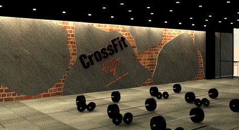 Crossfit Gym interior, New Delhi. on Behance Gym Interior, Revit Architecture, Crossfit Gym, Autodesk Revit, Architecture Interior Design, Architecture Interior, New Delhi, Crossfit, Gym