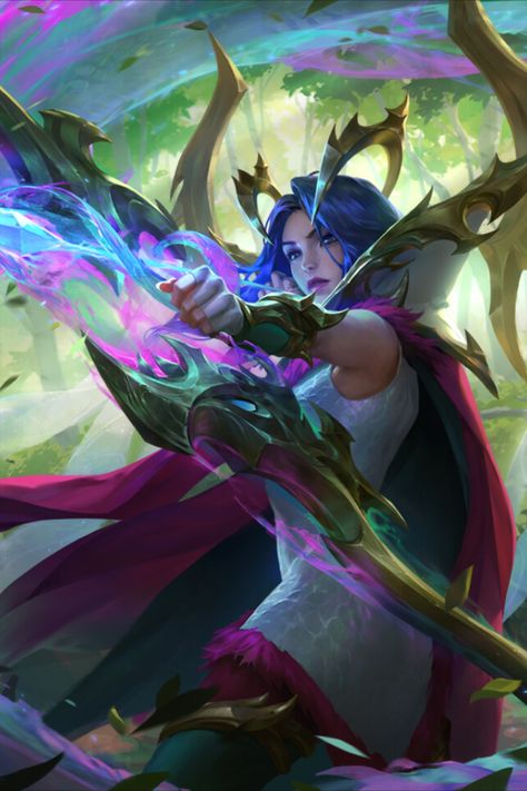 Dragonmancer Ashe 2 art Legends of Runeterra Ashe League Of Legends, Gaming Magazines, Riot Games, World Of Warcraft, Fantasy Character Design, Steven Universe, Character Concept, League Of Legends, Art Direction