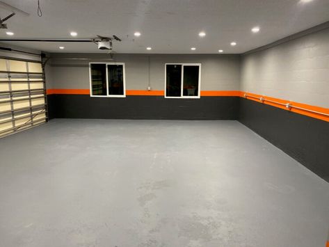 Garage Colors Wall Ideas, Garage Walls Paint Colors, Garage Paint Colors, Remodel Garage, Garage Storage Plans, Organization Garage, Garage Ceiling Storage, Garage Paint, Garage Design Interior