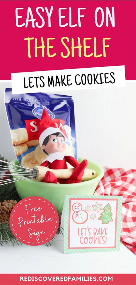 Elf On The Shelf Let’s Make Cookies, Elf On A Shelf Cookies Decorated, Elf On The Shelf Cookie Note, Elf On The Shelf Make Cookies, Elf On The Shelf Bake Cookies, Elf On The Shelf Cookie Baking, Elf On The Shelf Baking Cookies, Baking Elf On The Shelf Ideas, Elf On The Shelf Making Cookies