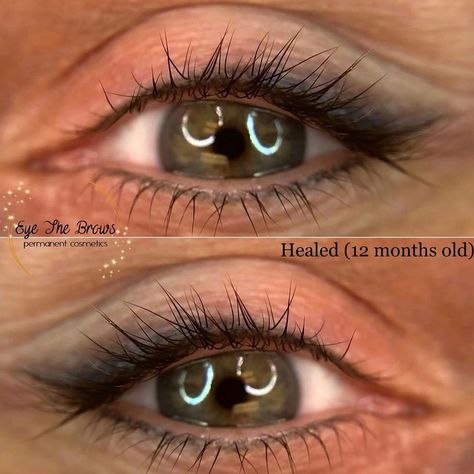 Permanent Eye Makeup - What Eye PMU Options Are There? Permanent Eyeliner For Hooded Eyes, Ombre Permanent Eyeliner, Permanent Eyeliner Styles, Lower Eyeliner, Permanent Eyeshadow, Tatoo Eyeliner, Eyeliner Under Eye, Eyeliner Tattoo Permanent, Eyeliner Permanent Makeup