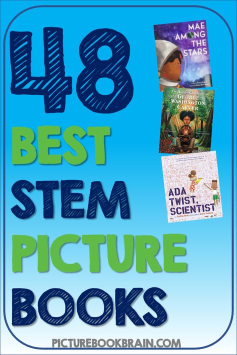 Looking for the best STEM picture books? These fun picture books for STEM for elementary students are engaging for primary and upper elementary kids. Fiction and nonfiction books with lesson plans and activities linked. Picture books about scientists, space, animals, inventors and more to read aloud for your kindergarten, first, second, third, fourth or fifth grade students. Your students will delight in these classic and brand new STEM picture books! Stem Picture Books, Picture Book Stem Activities, Third Grade Stem Activities, Stem For Elementary, Picture Books For Kids, Primary Books, Space Animals, Stem Challenges, Elementary School Teacher