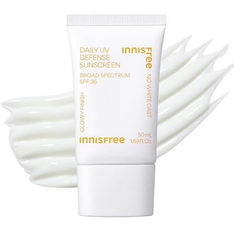 innisfree Daily UV Defense Sunscreen Broad Spectrum SPF 36, Invisible Korean Sunscreen with No White Cast Sunscreen For Face, Korean Sunscreen, Organic Sunscreen, Sunscreen Stick, Chemical Sunscreen, Best Sunscreens, Fairy Makeup, Korean Skin, Sun Cream