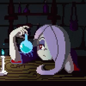 Sucy Manbavaran. Kawaii Wallpaper, Wallpaper Backgrounds, Pixel Art, Witch, Gif, Anime, Art, Kawaii