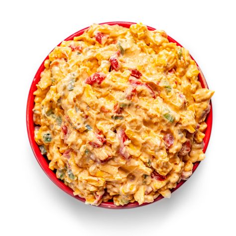 Vegan Pimento Cheese Vegan Pimento Cheese Recipe, Spicy Pimento Cheese Recipe, Silken Tofu Dip Recipes, Vegan Pimento Cheese, Vegan Tofu Cheese, Spicy Pimento Cheese, Cheese Log Recipes, Vegan Honey, Pimento Cheese Recipe