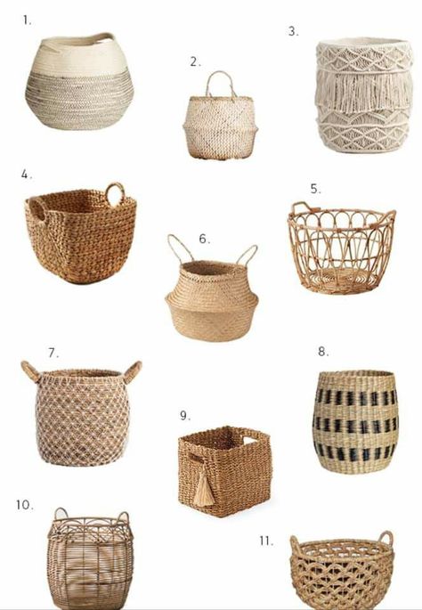 Baskets For Decor, Modern Baskets, Baskets For Storage, Decor Baskets, Storage House, Home Decor Baskets, Blanket Storage, Diy Crafts To Sell, Basket Decoration